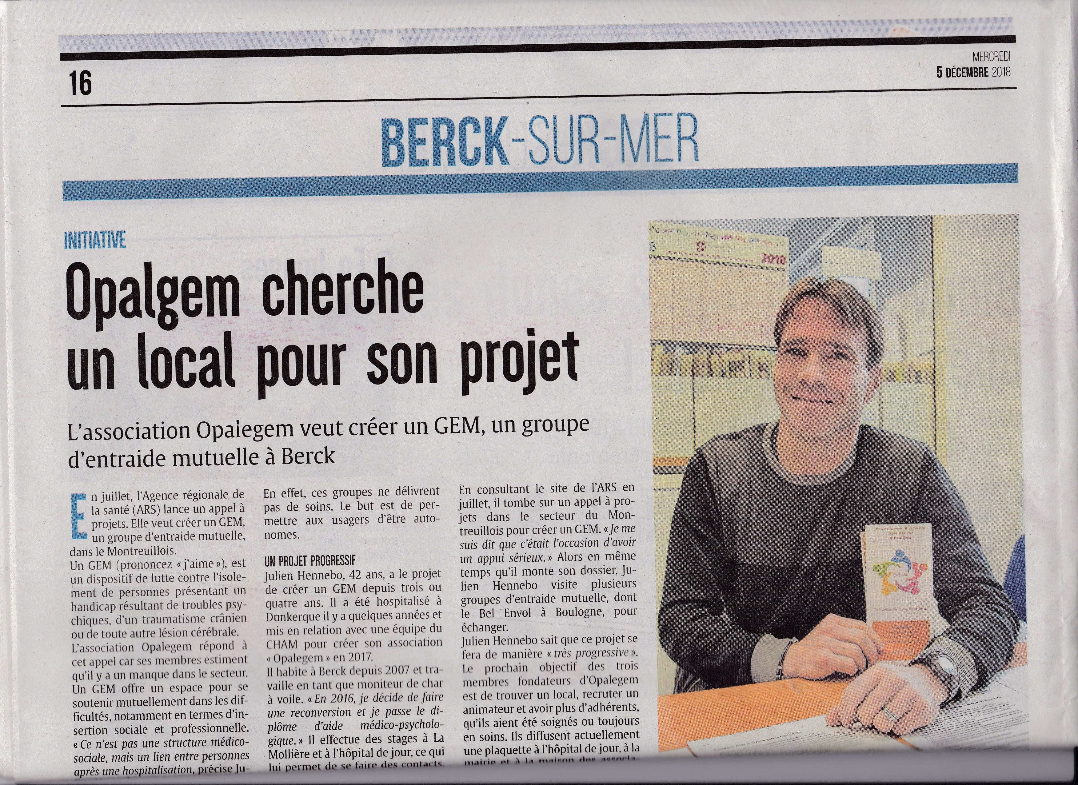 Article reveil de berk